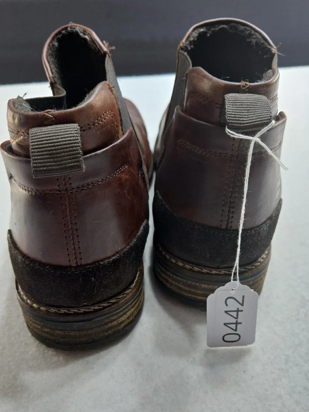 BullBoxer Men's Brown Leather Chukka Boots
